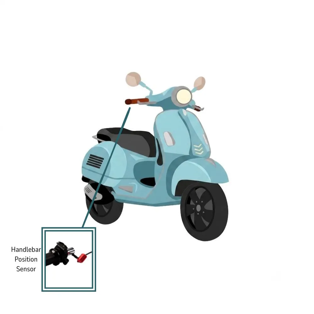 Handlebar Position Sensor for 2 Wheelers